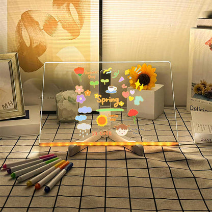 Colorful LED Drawing Tablet with Stylus Pen