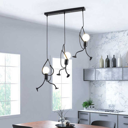 Vintage Metal Superhero Ceiling Lamp