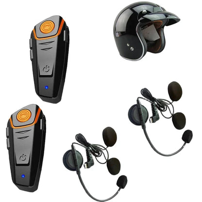Waterproof Motorsport Intercom with FM & Long Range Bluetooth