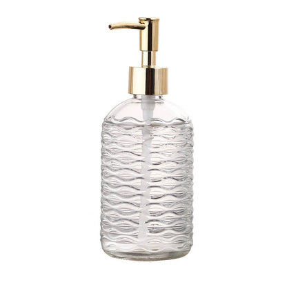 Clear Glass Bathroom Soap Dispenser