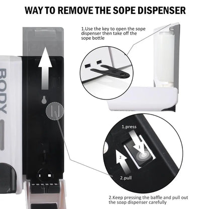 Stylish Wall Mount Shower Dispenser