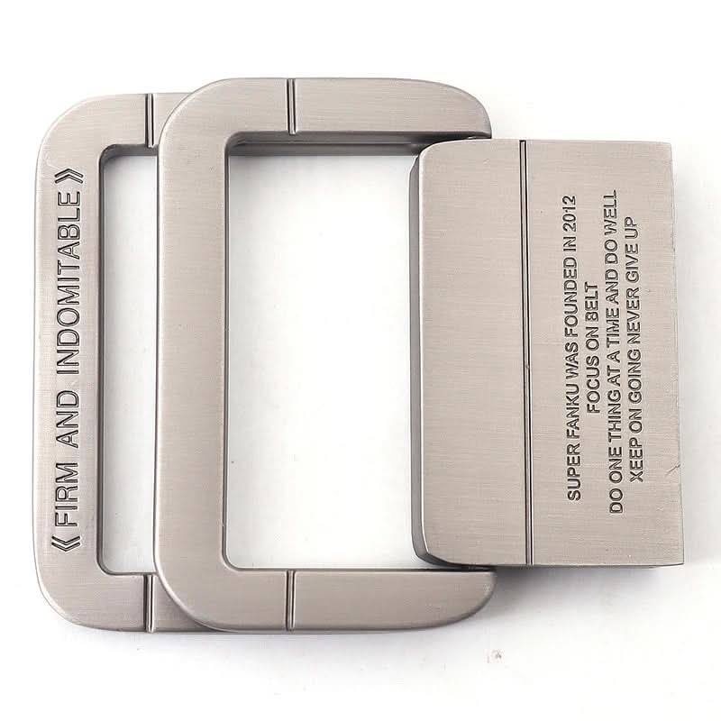 Casual Canvas Web Belt - Double Buckle, Adjustable Fit