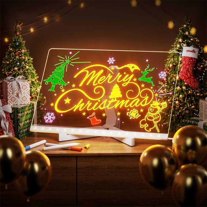 Colorful LED Drawing Tablet with Stylus Pen