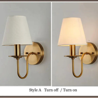 Classic Textile Wall Light