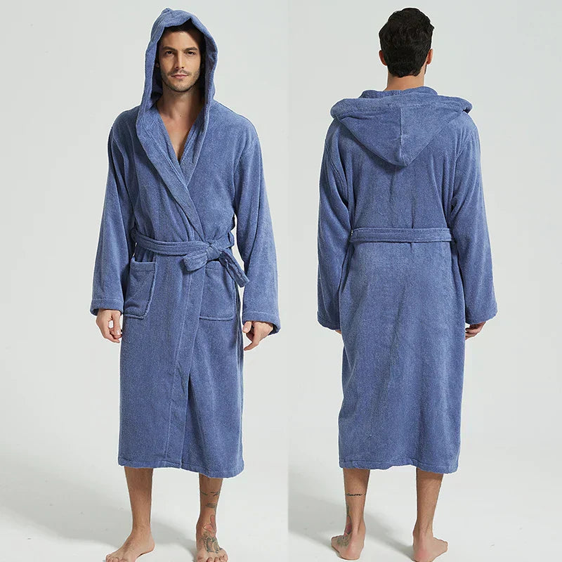 Plush Hooded Spa Bath Robe