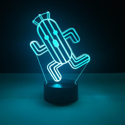 Cool 3D LED Lamp for Home Decor