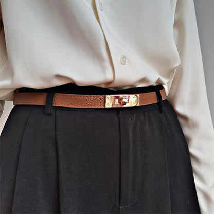 Flexible Ladies Genuine Leather Belt