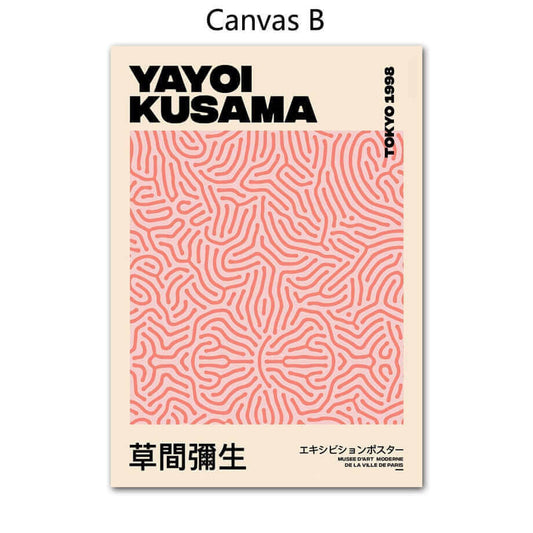 Vibrant Yayoi Kusama Art Print Poster - Cofik