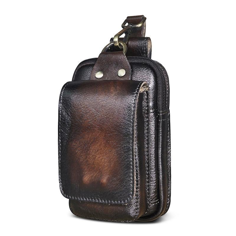 Stylish Leather Belt Bag for Men