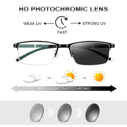 Stylish Progressive Blue Blocker Reading Glasses