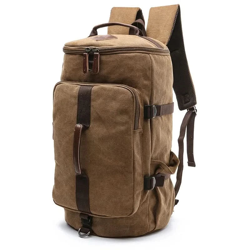 Versatile Men's Cotton Duffel Bag for Travel