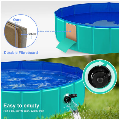 Portable Folding Pet Pool for Kids and Pets