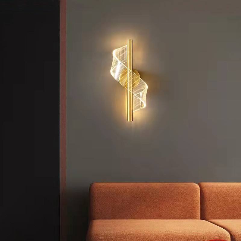 Elegant Glass Sconce with Candle Holder