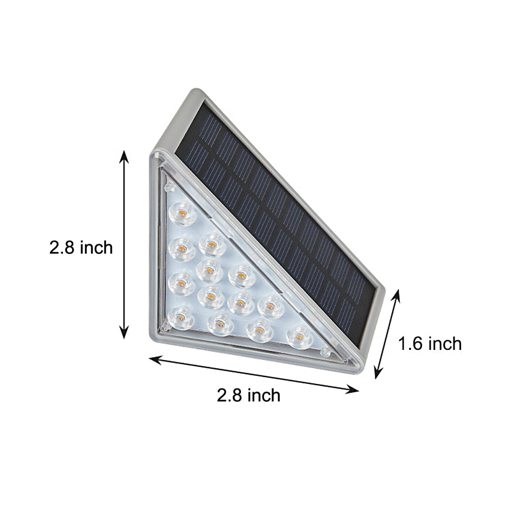 Outdoor Solar Powered LED Step Lights