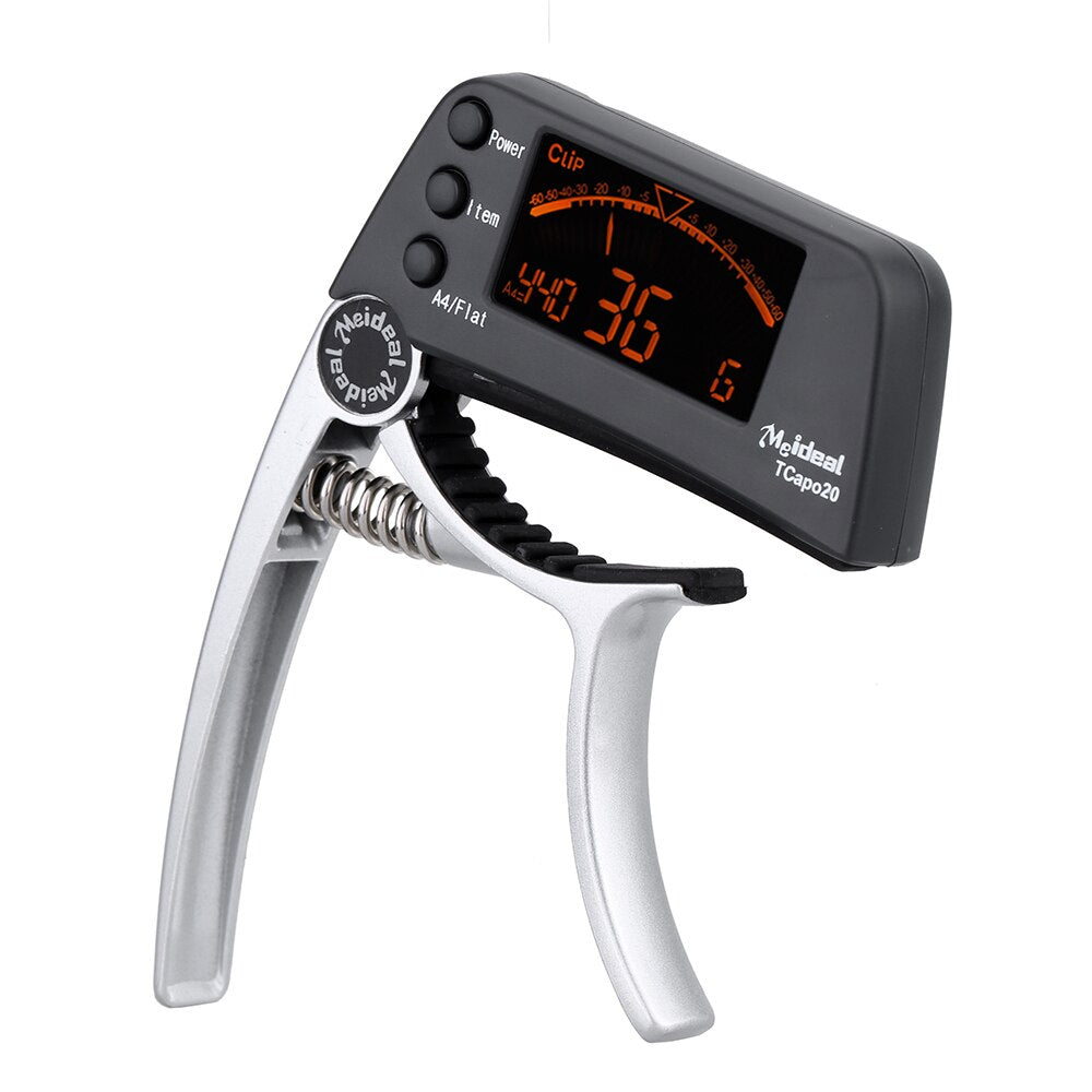 Digital Guitar Capo Tuner with LCD Display