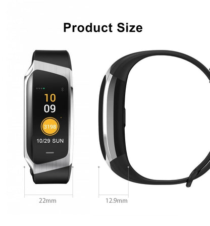 Waterproof Fitness Tracker Smartwatch with Heart Rate Monitor