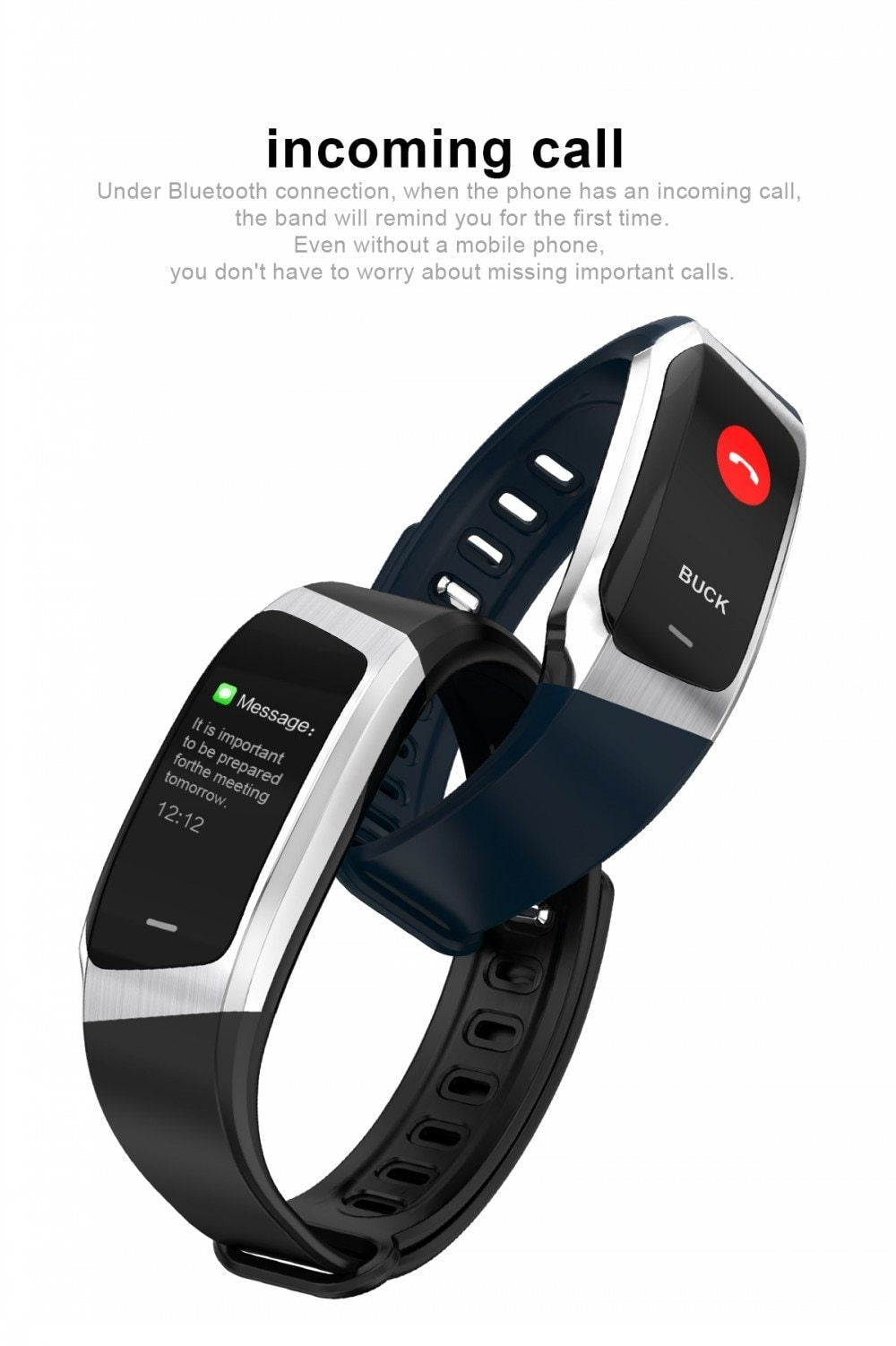 Waterproof Fitness Tracker Smartwatch with Heart Rate Monitor