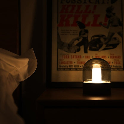 Small Soft Pink Bedside Table Lamp