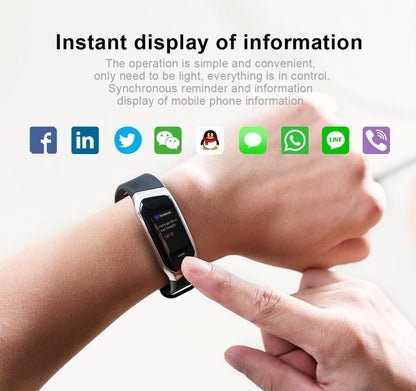 Waterproof Fitness Tracker Smartwatch with Heart Rate Monitor
