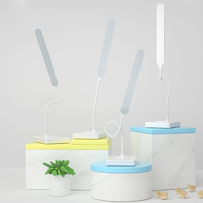 Bright Dimmable Desk Lamp with USB Charger