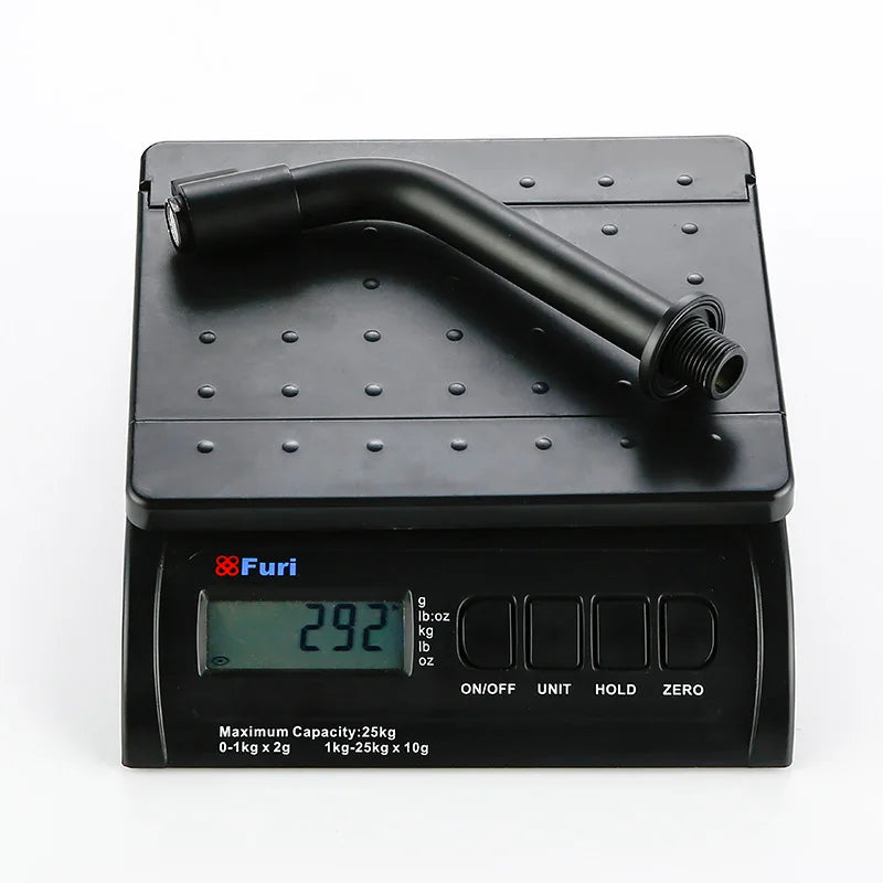 Sleek Black Mounted Sink Faucet