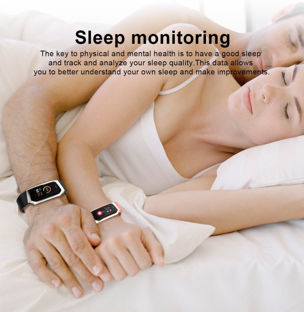 Waterproof Fitness Tracker Smartwatch with Heart Rate Monitor