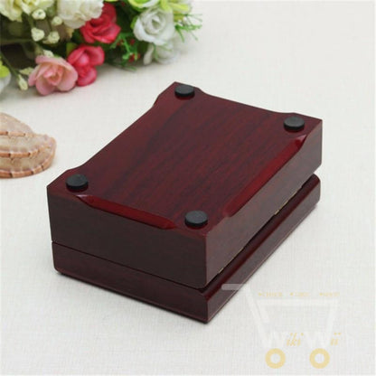 Luxury Gold Playing Cards with Wooden Storage Box