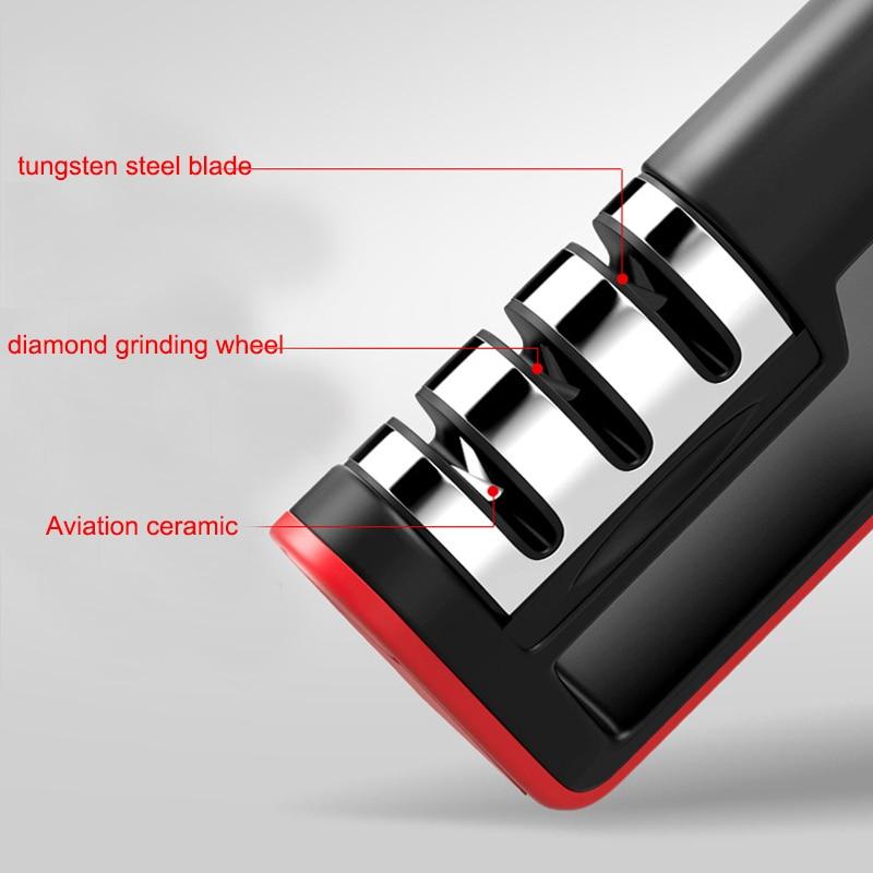 Easy Use 3-in-1 Knife Sharpener