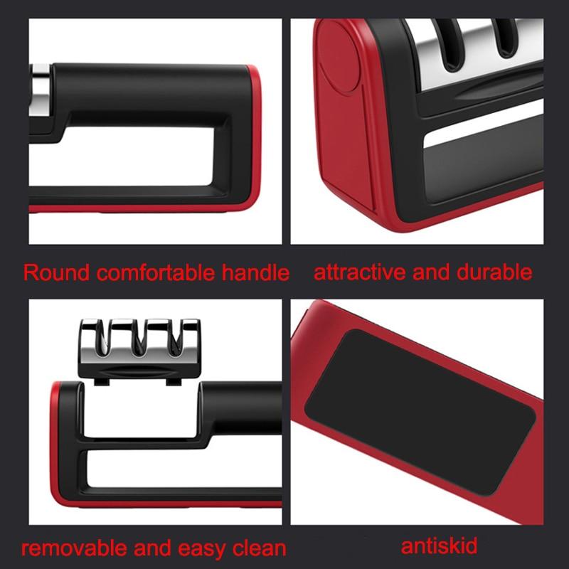 Easy Use 3-in-1 Knife Sharpener