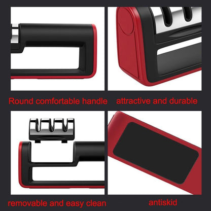 Easy Use 3-in-1 Knife Sharpener
