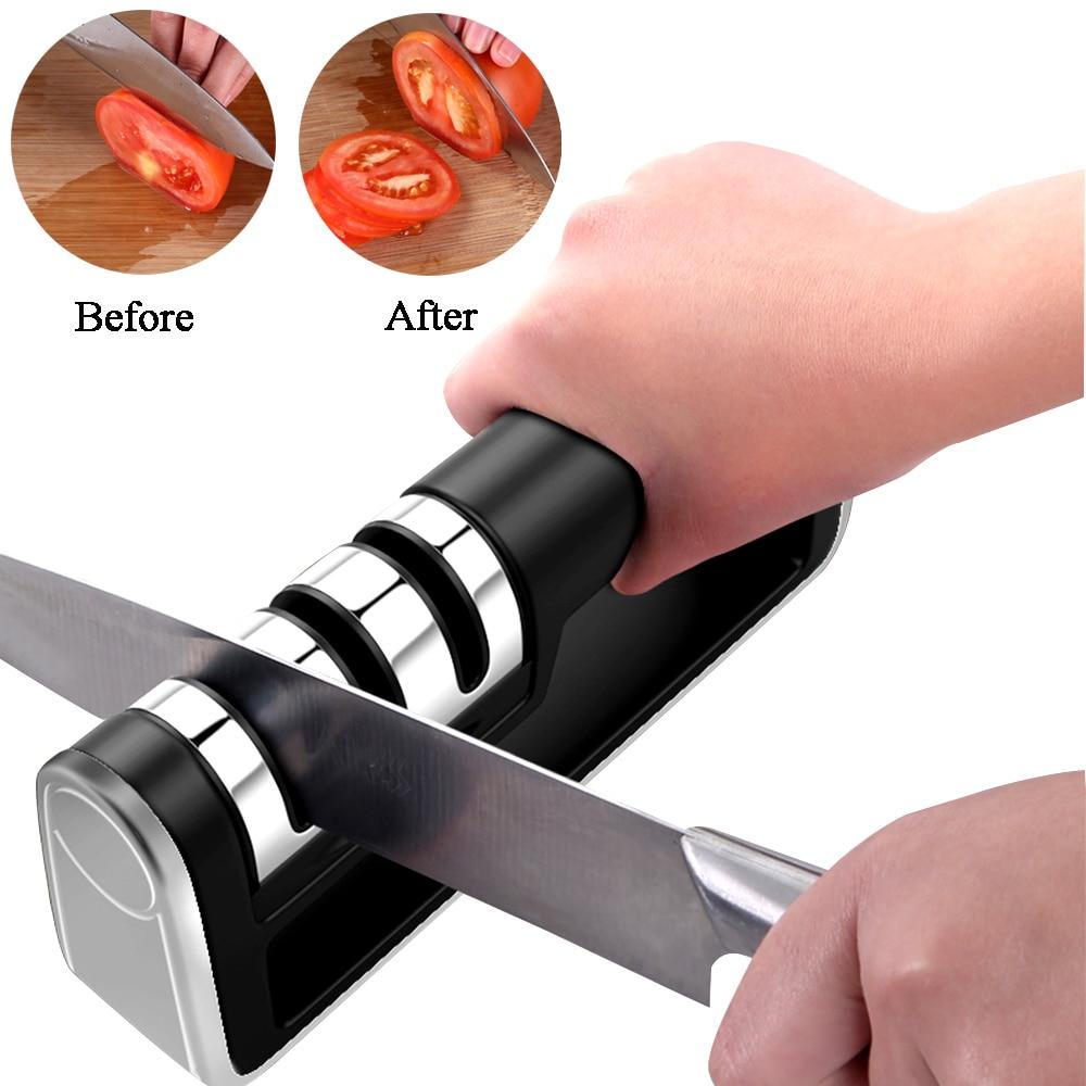 Easy Use 3-in-1 Knife Sharpener