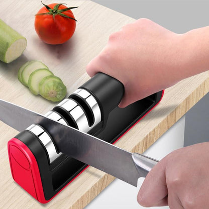 Easy Use 3-in-1 Knife Sharpener