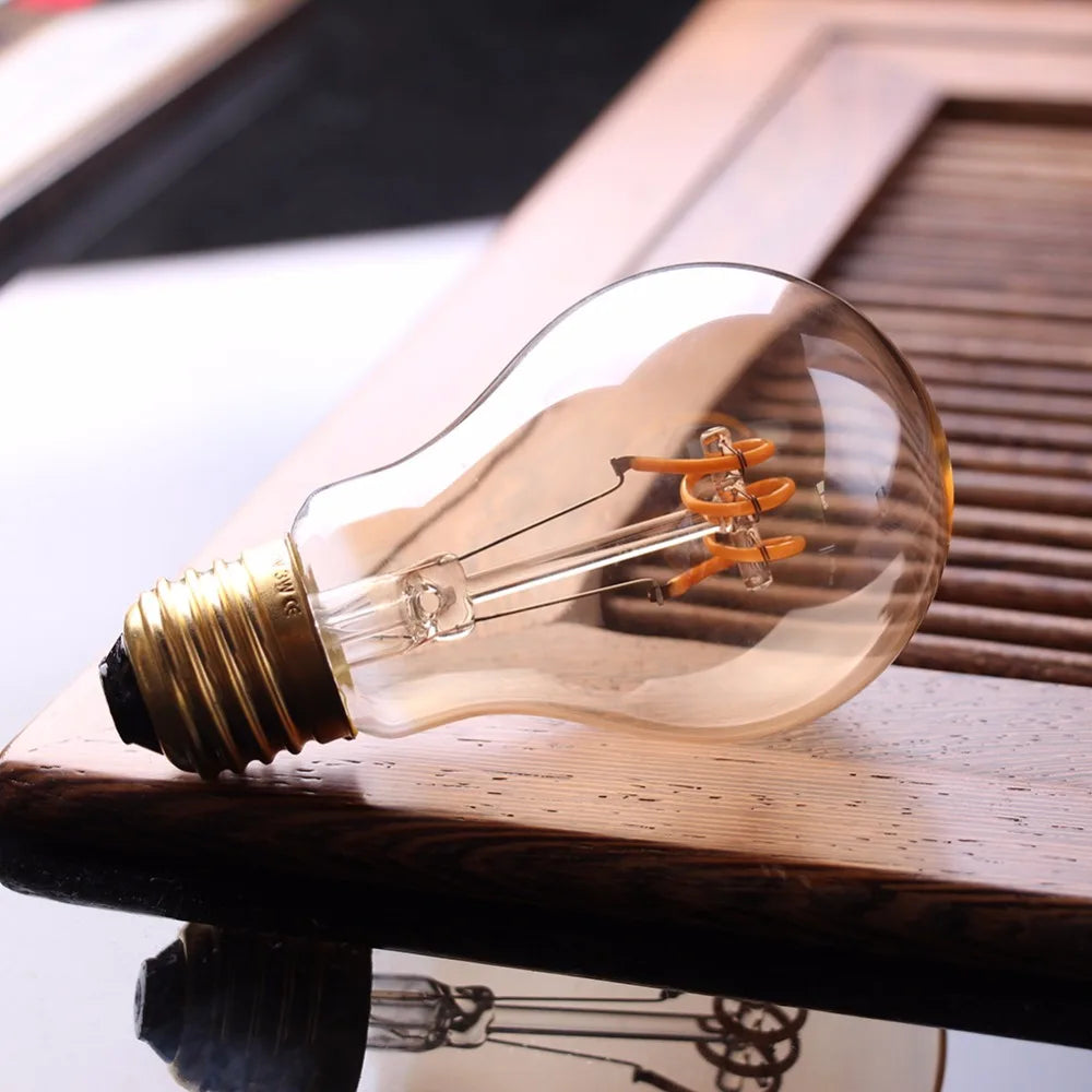 Warm Dimmable LED Bulb with Gold Spiral filament - Cofik