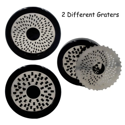 Premium Stainless Steel Cheese Grater & Vegetable Slicer