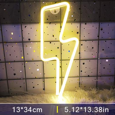 Colorful Led Neon Light Wall Decoration
