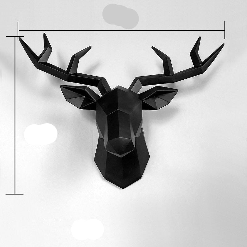 Stylish 3D Deer Decor Figure
