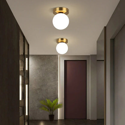 Simple Elegant Glass Pendant Light