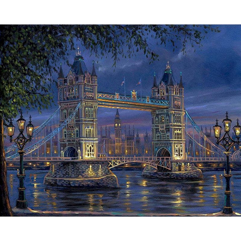 Colorful City Art Painting Kit