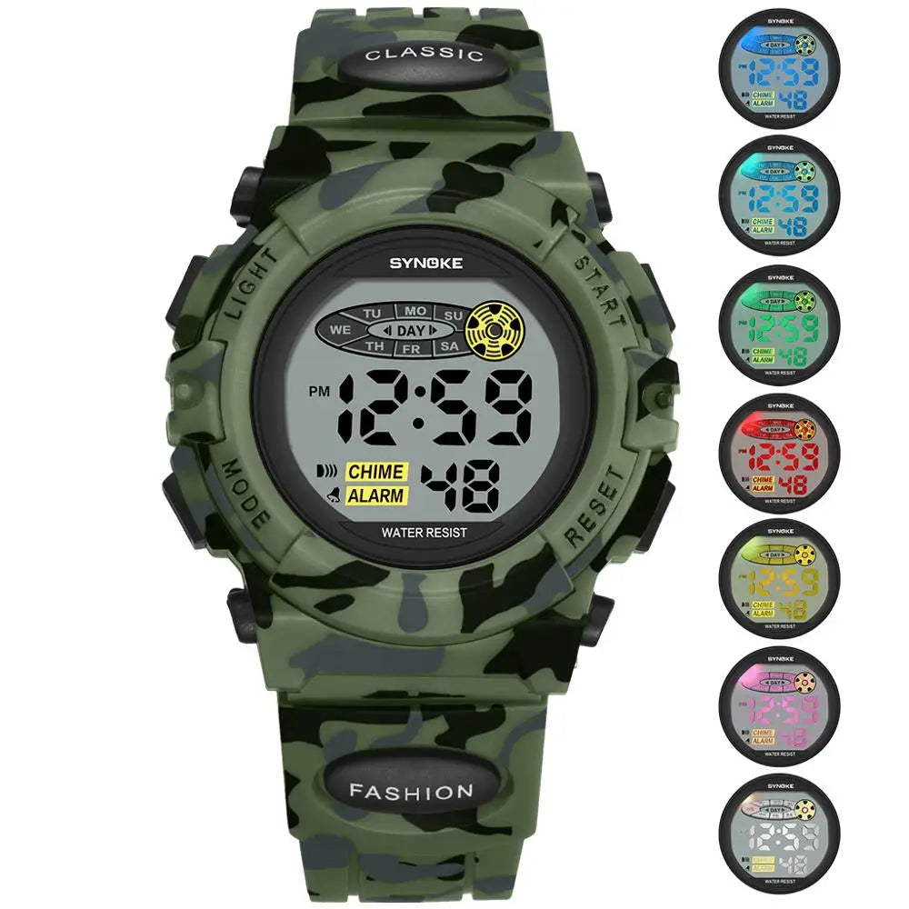 Kids Digital Sport Wrist Watch