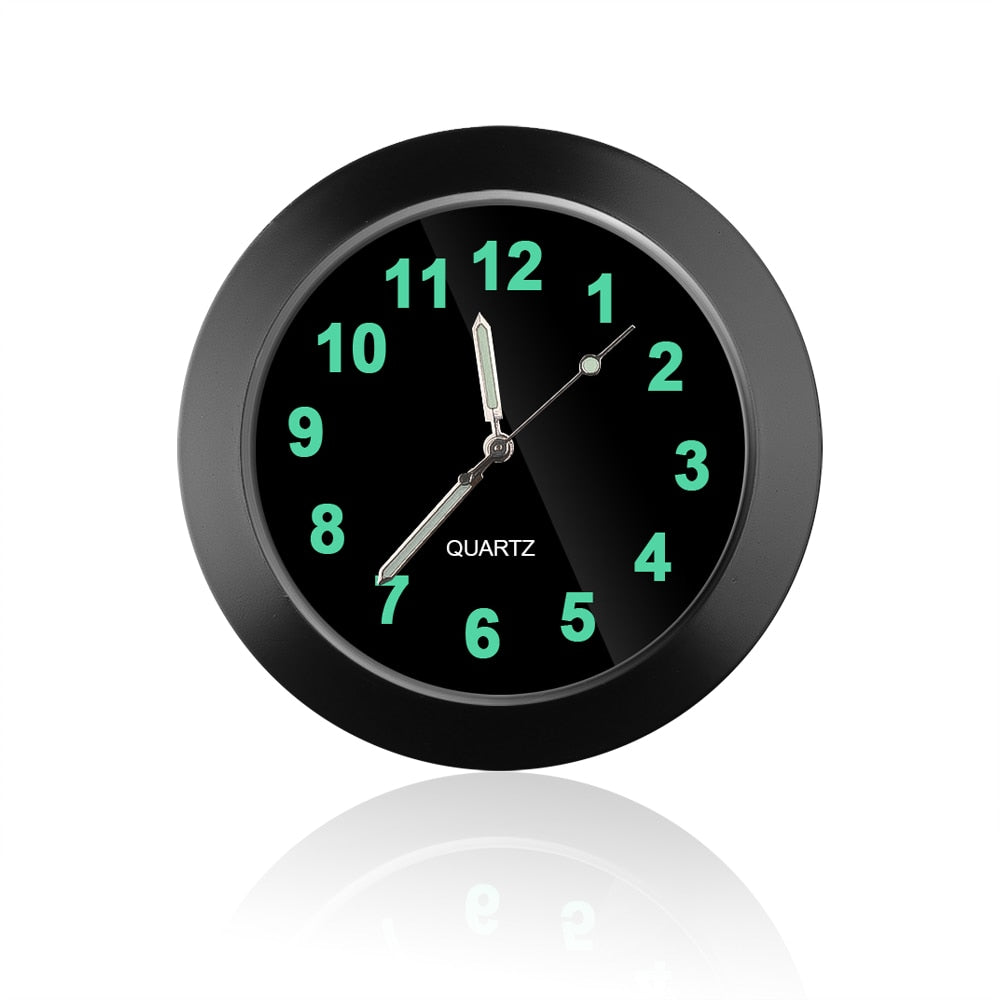 Adhesive Auto Dashboard Glow Clock
