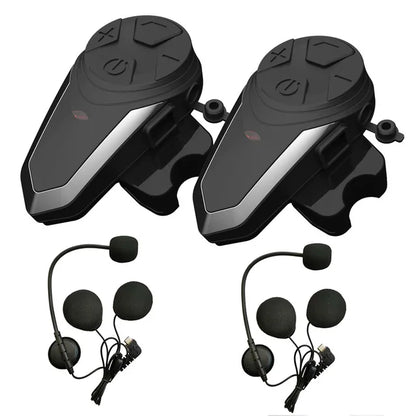 Wireless Motorcycle Helmet Bluetooth Intercom Headset