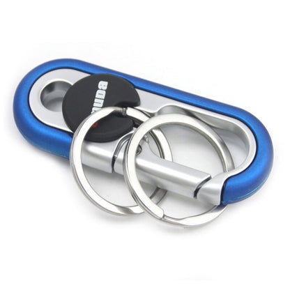 Durable Metal Dual Ring Key Holder Chain
