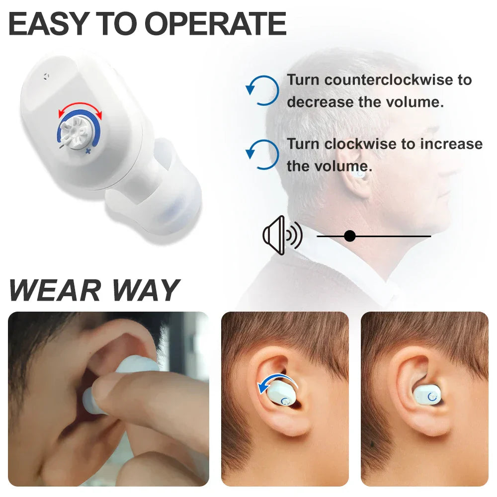 Discreet Small Hearing Aids – ClearSound