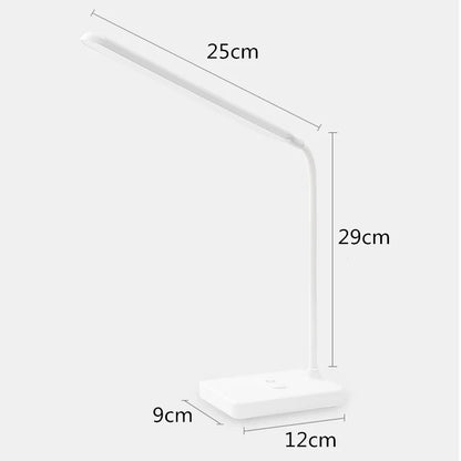 Bright Dimmable Desk Lamp with USB Charger