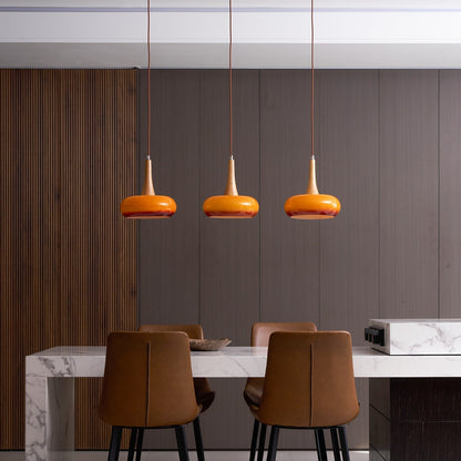 Stylish Metal Glass Pendant Light Fixture