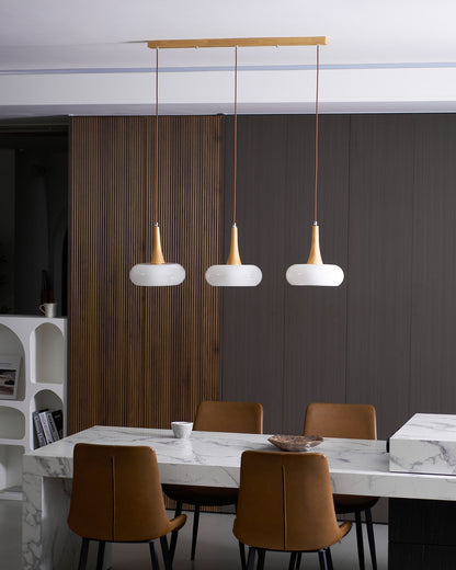 Stylish Metal Glass Pendant Light Fixture