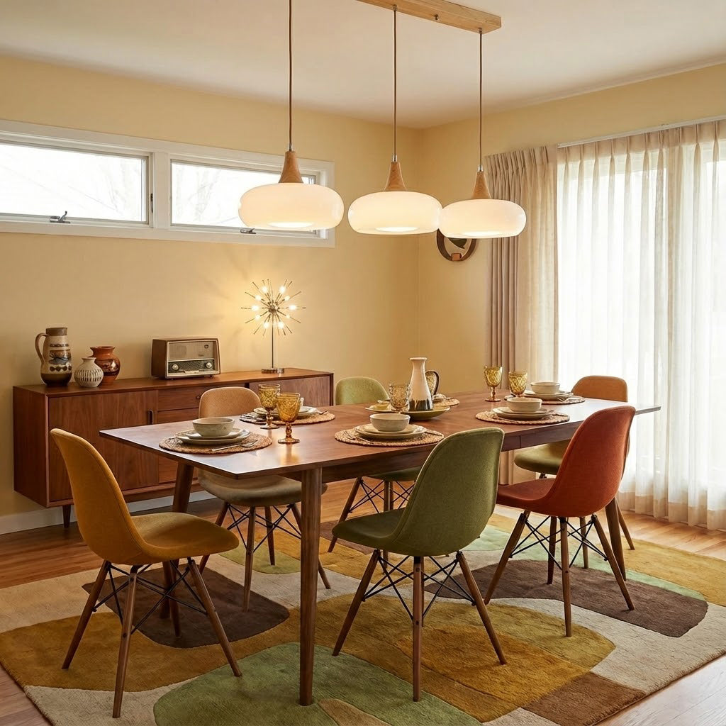 Stylish Metal Glass Pendant Light Fixture