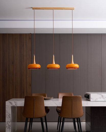 Stylish Metal Glass Pendant Light Fixture