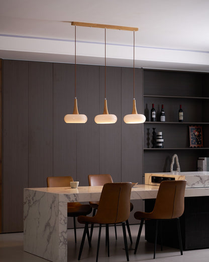 Stylish Metal Glass Pendant Light Fixture