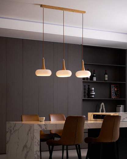 Stylish Metal Glass Pendant Light Fixture